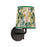 Kuzco Scout 10" Black Bathroom Vanity Light, Matte Black/Green Linen