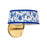 Kuzco Scout 7" Gold Vanity Light, Gold/Blue Linen