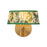Kuzco Scout 7" Gold Vanity Light, Gold/Green Linen