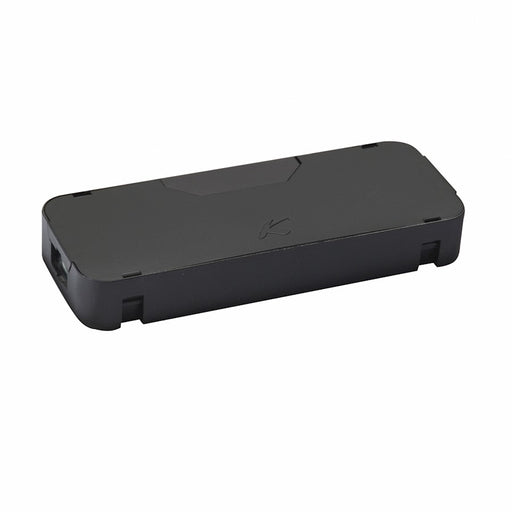 Kichler Wire Module | Black Metal Lighting Accessory | Low Voltage Support | 7.75 x 2.5 x 1 in | Model 10570BK