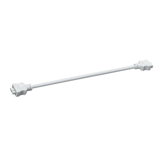 Kichler 14in Interconnect Cable | White Plastic | Low Voltage Landscape & Track Lighting Accessory | 14 x 14 in | Model 10572WH
