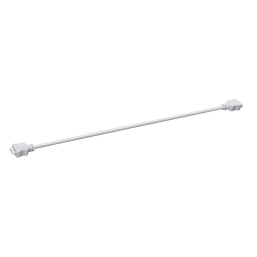 Kichler 21in Interconnect Cable | White Plastic | Low Voltage Landscape & Track Lighting Accessory | 21 x 21 in | Model 10573WH