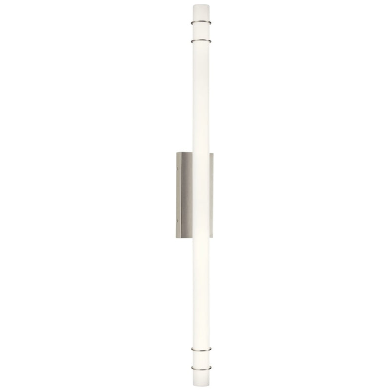 Kichler Korona 48in 1-Light Linear Bath | Transitional Brushed Nickel LED | Bathroom Vanity | 48 x 4 x 5 in | Model 11255NILED