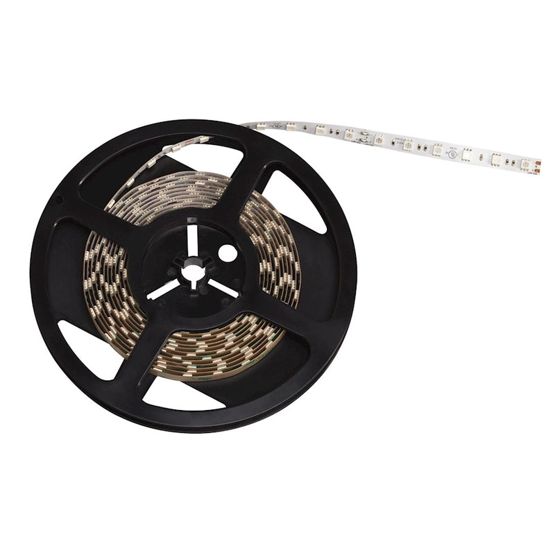 Kichler Dry High Output LED Tape RGB 20ft | White PCB Utilitarian | Dry Location Accent Lighting | 20 x 0.5 in | Model 120RGBWH