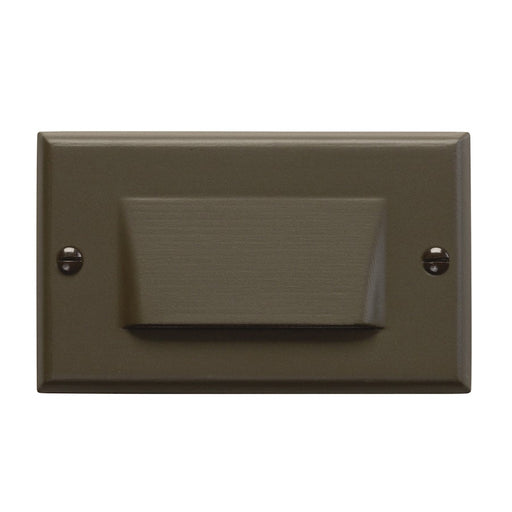 Kichler Step and Hall Light LED Step Light Shielded | Architectural Bronze | Indoor Stairway & Hallway Accent | 30 Lumens, 3000K | Model 12602AZ