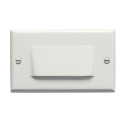 Kichler Step and Hall Light 4.5in LED Step Light | White Steel and Aluminum Shielded Face | Indoor Hallway & Stairway Accent | Model 12602WH