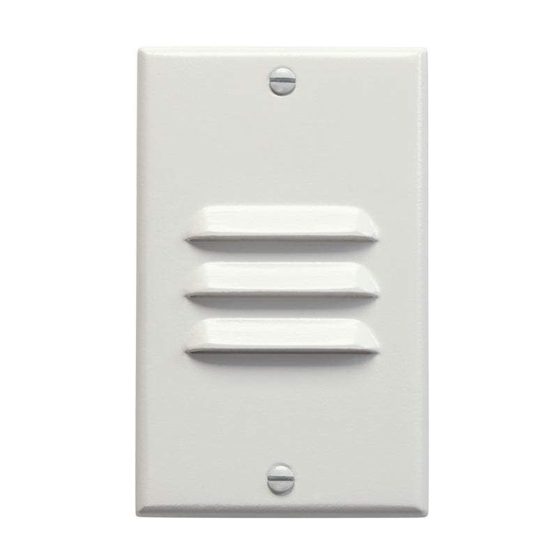 Kichler Step and Hall Light 4.5in 1-Light LED Step Light | Utilitarian White Steel/Aluminum | Hallways & Stairways | Model 12606WH