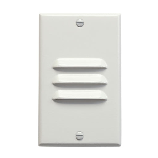 Kichler Step and Hall Light 4.5in 1-Light LED Step Light | Utilitarian White Steel/Aluminum | Hallways & Stairways | Model 12606WH