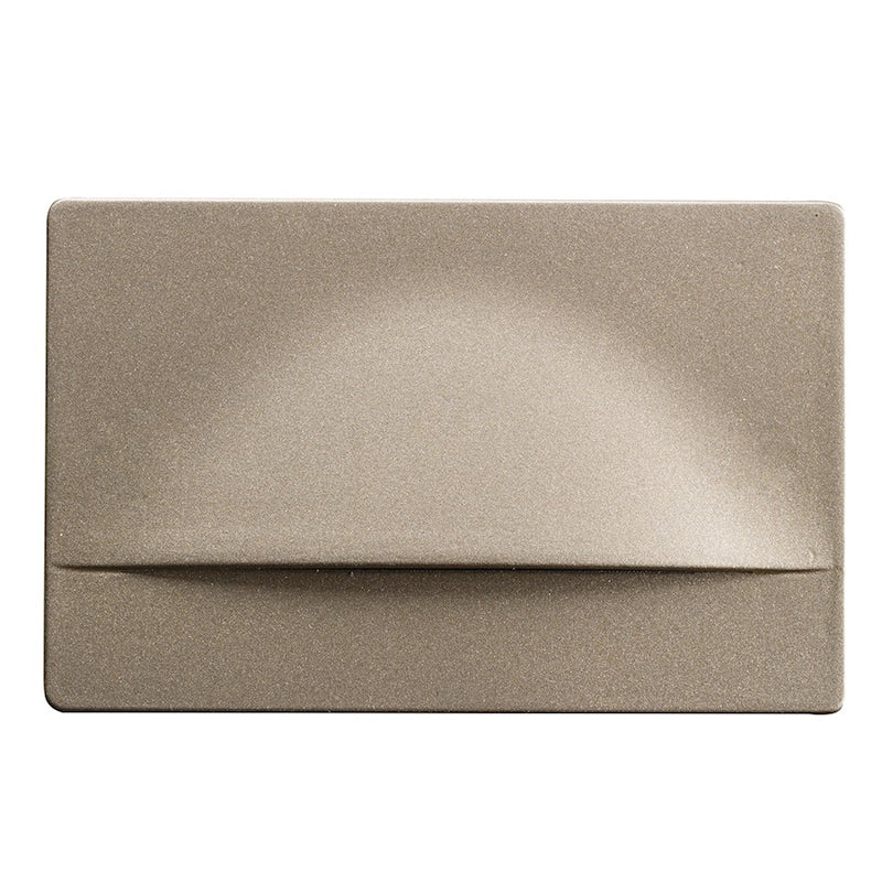 Kichler Step and Hall Light 5in LED Step Light | Brushed Nickel Aluminum | Hallway & Stairway Accent | Model 12672NI