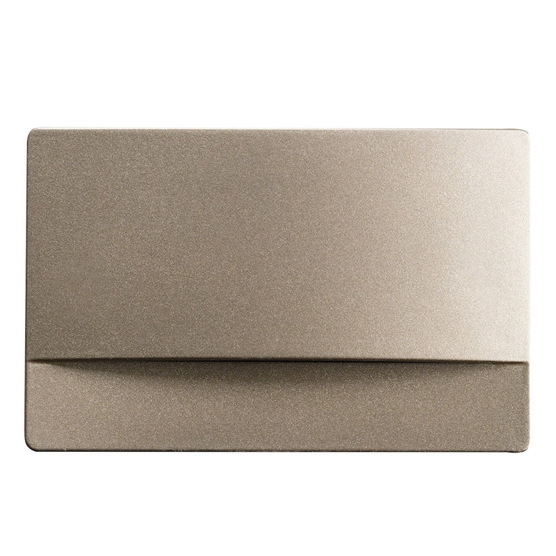 Kichler Step and Hall Light 5in LED Step Light | Brushed Nickel Aluminum | Indoor Hallway & Staircase Accent | 30 Lumens, 3000K | Model 12674NI