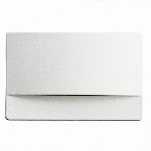 Kichler Step and Hall Light 5in LED Step Light | Dimmable White Aluminum | Hallway & Stairway Accent | 5 x 2 x 3.25 in | Model 12674WH
