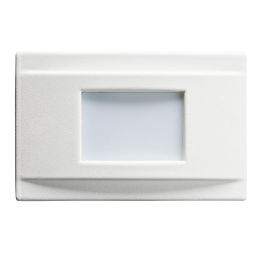 Kichler Step and Hall Light 5in 4-Light LED Step Light | White Aluminum | Indoor Stairway & Hallway | Model 12675WH