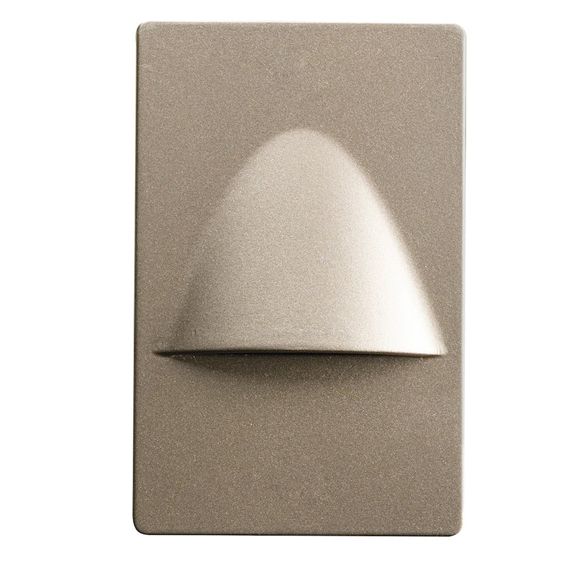 Kichler Step and Hall Light 5in 4-Light LED Step Light | Brushed Nickel Aluminum | Indoor Stairway & Hallway | 5 x 2 x 3.25 in | Model 12677NI