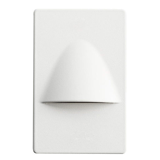 Kichler Step and Hall Light 5in LED Step Light | White Aluminum | Hallway & Staircase Accent | 5 x 2 x 3.25 in, Dimmable | Model 12677WH