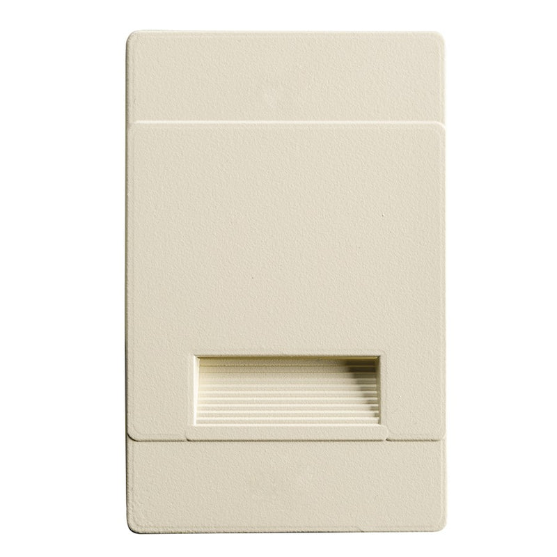 Kichler Step and Hall Light 5in 4-Light LED Step Light | Almond Aluminum | Hallway & Stairway | Dimmable 30 Lumens 3000K | Model 12678ALM
