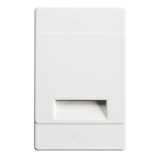 Kichler Step and Hall Light 5in LED Step Light | White Aluminum | Hallway & Stairway Accent | 5 x 2 x 3 in | Model 12678WH