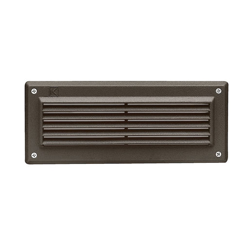 Kichler Step 2-Light 12V Brick Light | Textured Architectural Bronze Aluminum | Walkway & Wall Accent | 9.5 x 4 in | Model 15073AZT