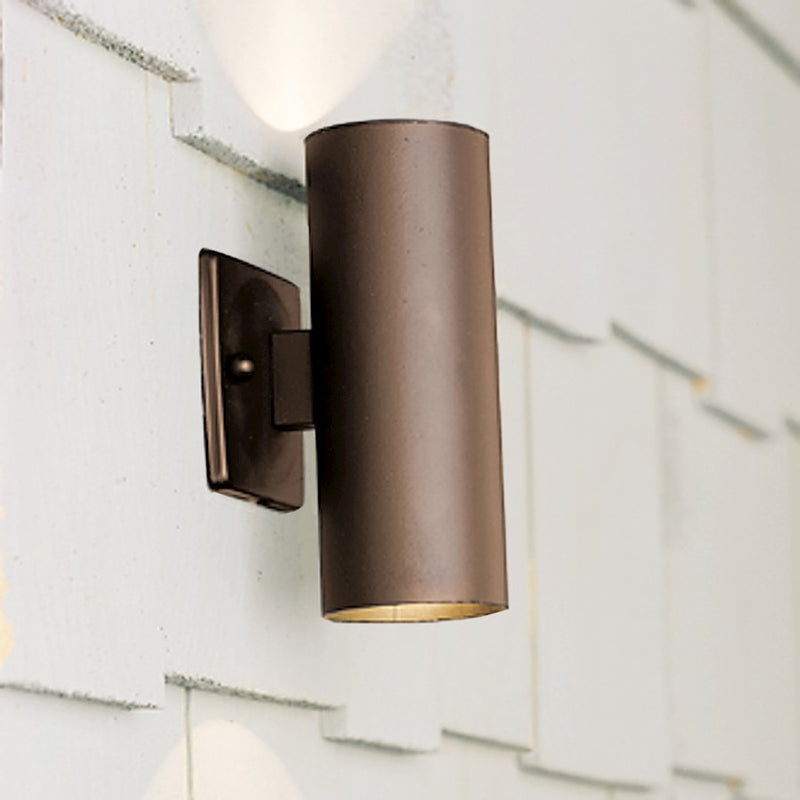 Kichler Up/Down Accent Light | Textured Architectural Bronze Aluminum | Outdoor Landscape Accent | 3 x 6 in | Model 15079AZT