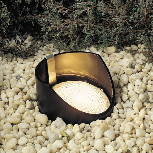 Kichler In-Ground 1-Light Well Light | Black Stainless Steel | Landscape Uplighting & Accent | 5.5x8 in | Model 15088BK