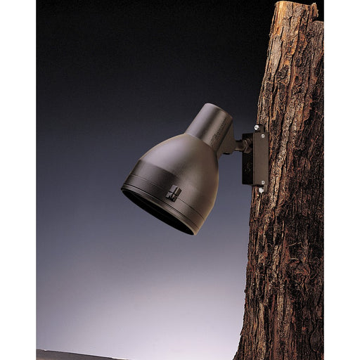 Kichler HID Down Accent 1-Light Landscape Light | Textured Architectural Bronze Aluminum | Outdoor Spotlight & Accent | 9 x 7 x 8 in | Model 15255AZT