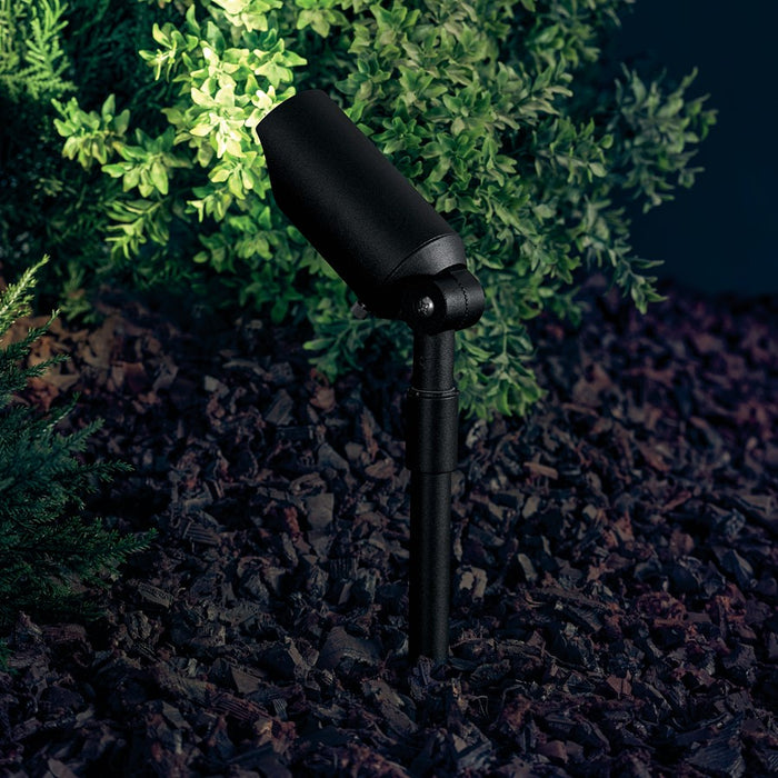 Kichler 6" Mini MR16 Accent Light, Black Brass