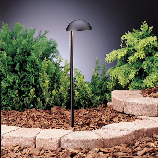 Kichler Eclipse Path & Spread 1-Light 12V | Textured Black Aluminum | Landscape Path & Accent Lighting | Wet Location | 4.5 x 19.5 in | Model 15423BKT