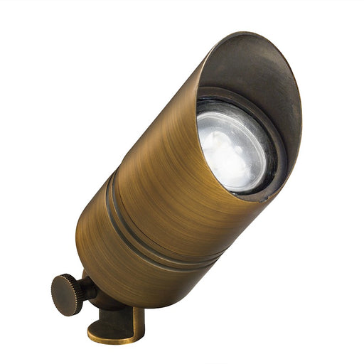 Kichler 12V Brass Accent Light | Centennial Brass and Clear Glass | Landscape & Garden Path Lighting | 5 x 2.25 x 2.25 in | Model 15475CBR