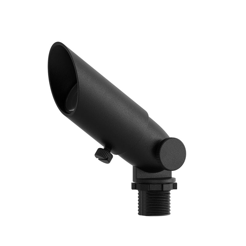 Kichler Adjustable Cowl MR8 Accent Light, Black Brass/Clear Soda Lime - 15483BKB