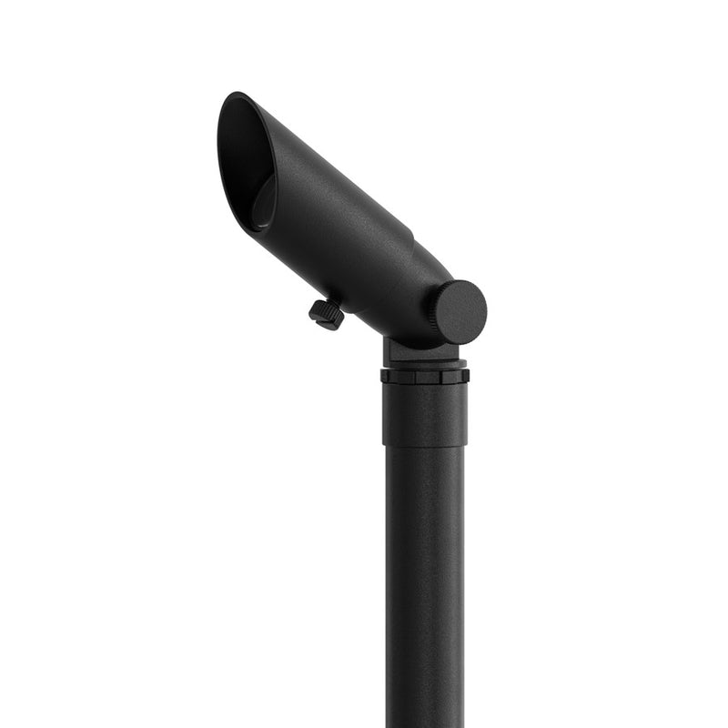 Kichler Adjustable Cowl MR8 Accent Light, Black Brass/Clear Soda Lime