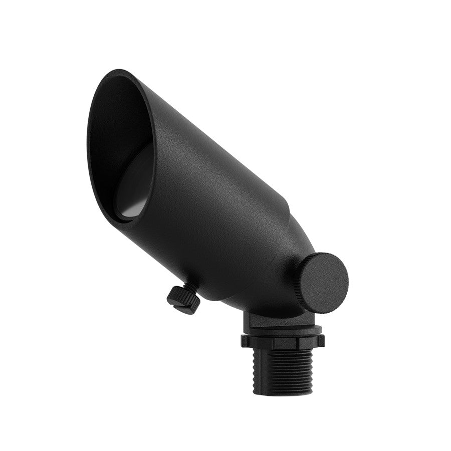 Kichler Long Cowl MR11 Accent Light, Black Brass/Clear Soda Lime - 15484BKB