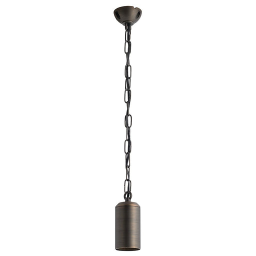 Kichler Solid Hanging Light 4in 1-Light Pendant | Centennial Brass | Covered Patio & Entryway | 4 x 2 x 2 in | Model 15500CBR