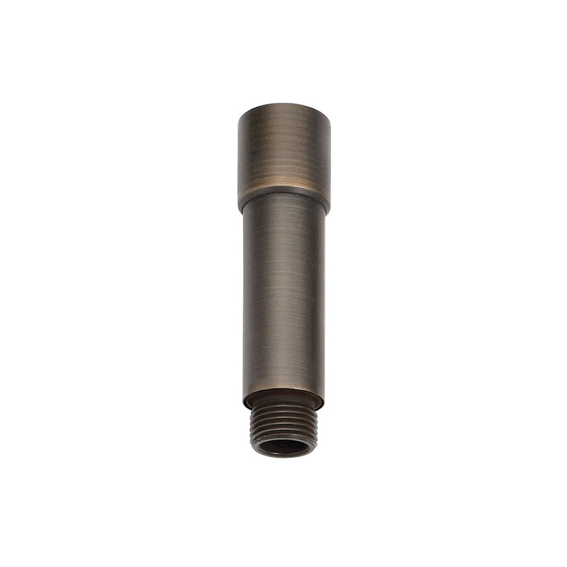 Kichler 3in Male Female Riser | Centennial Brass | Landscape Lighting Accessory | 4.25 x 1 x 1 in | Model 15509CBR