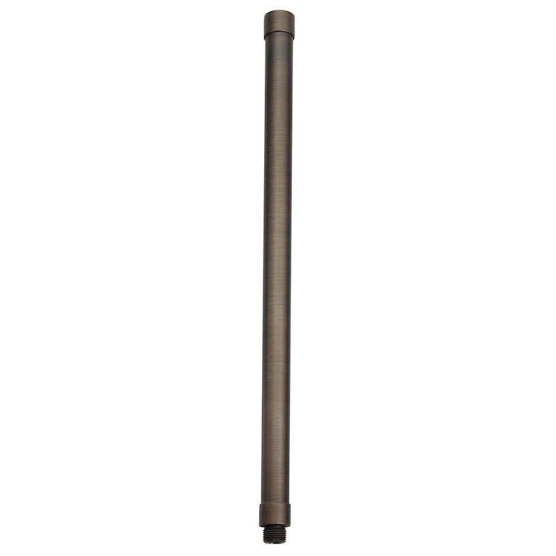Kichler 18in Male Female Riser | Centennial Brass | Landscape Lighting Accessory | 1 x 1 x 19 in | Model 15512CBR
