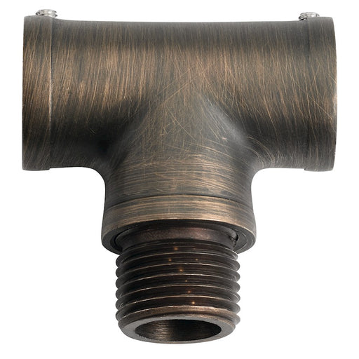 Kichler Two Fixture Mount | Centennial Brass | Landscape Lighting Accessory | 2 x 2 x 1 in, Wet Rated | Model 15515CBR