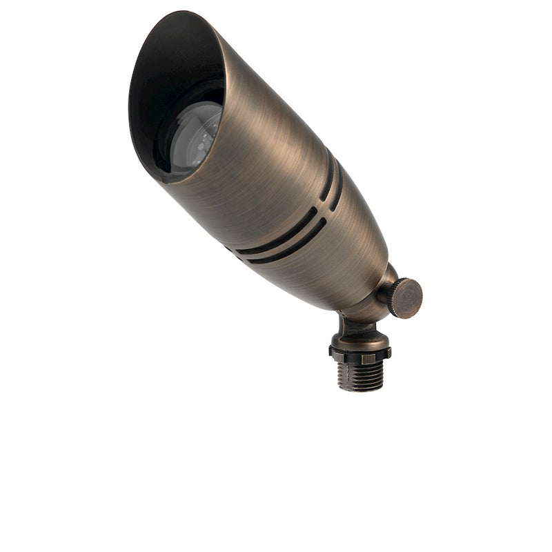 Kichler MR16 Accent Light 3in Adjustable | Centennial Brass | Landscape & Outdoor Accent | 2.5 x 3 in | Model 15517CBR