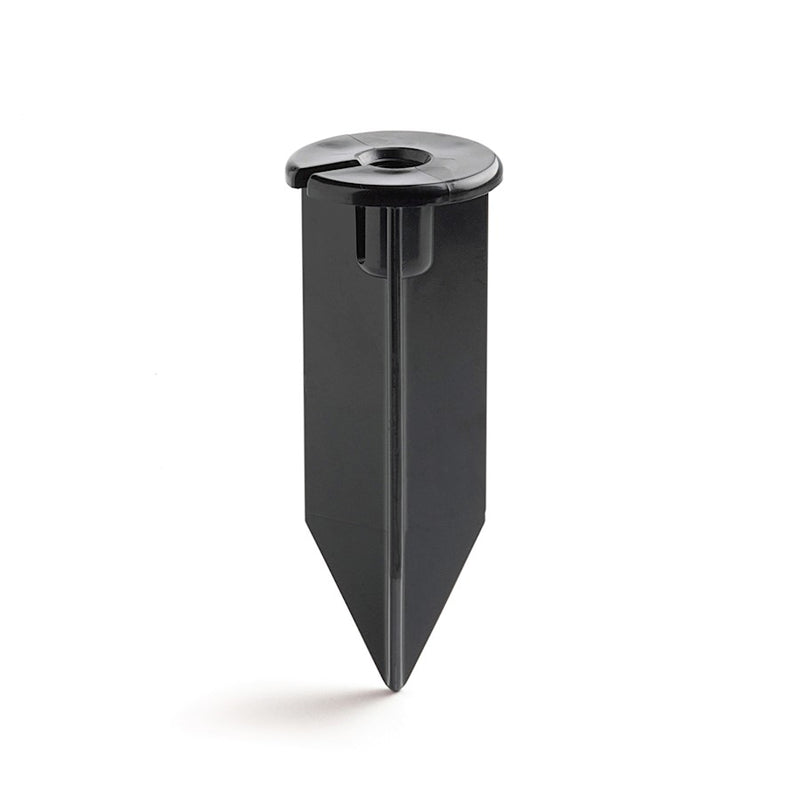 Kichler Accessory Stake 8in | Black Corrosion-Resistant ABS | Landscape Lighting Support | 8 in H | Model 15575BK