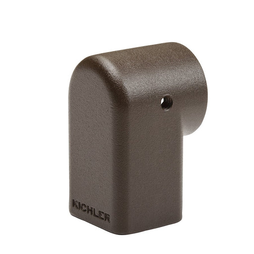 Kichler 90 Degree Elbow | Textured Architectural Bronze Aluminum | Landscape Lighting Accessory for Path & Down Lights | 2.09in H | Model 15647AZT