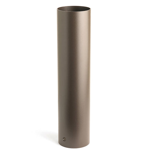 Kichler Accessory 18in Bollard Mounting Kit | Textured Architectural Bronze Aluminum | Landscape Lighting Post | 18 x 1 in | Model 15665AZT