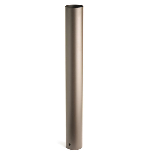 Kichler Accessory 36in Bollard Mounting Kit | Textured Architectural Bronze Aluminum | Landscape & Deck | 4.5 x 36 in | Model 15667AZT
