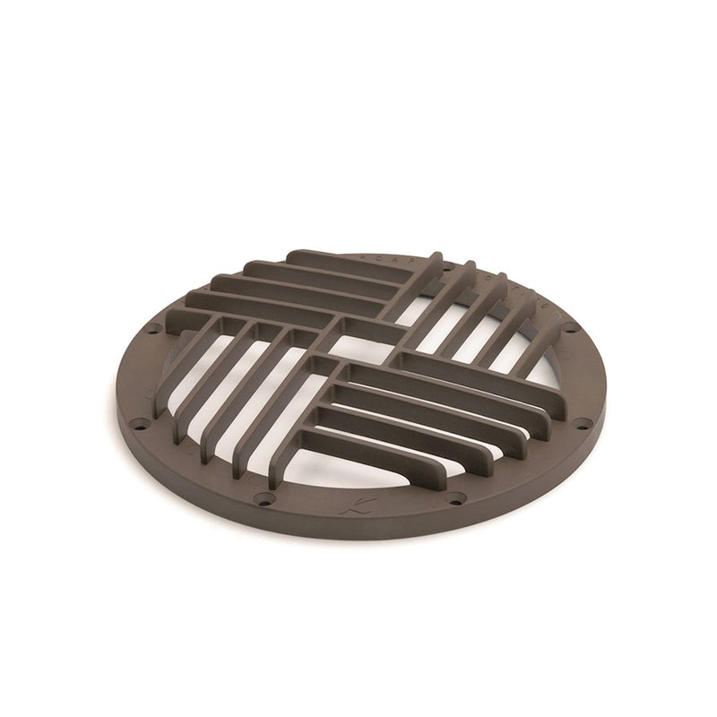 Kichler Accessory Rock Guard 10in | Architectural Bronze PPS | Landscape Well Light Shield | 10 x 1 in | Model 15688AZ