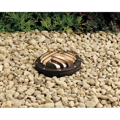 Kichler Accessory Rock Guard | Architectural Bronze PPS | For Well Light Model 15194 | 7in W x 1.29in H | Model 15694AZ