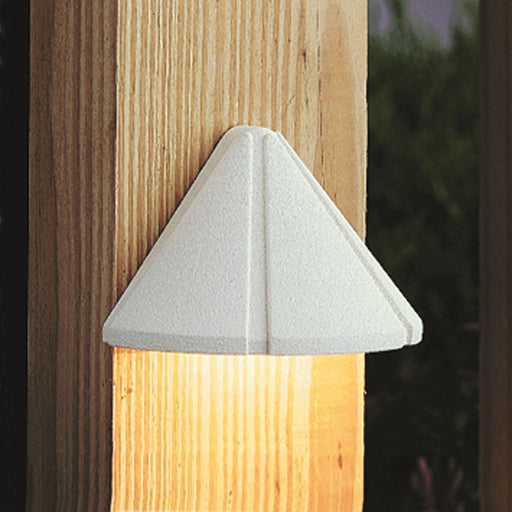 Kichler Mini LED Deck Light 3000K | Utilitarian White Finish | Outdoor Steps & Landscape | 2.25 x 3.75 x 2.25 in | Model 15765WHT30R