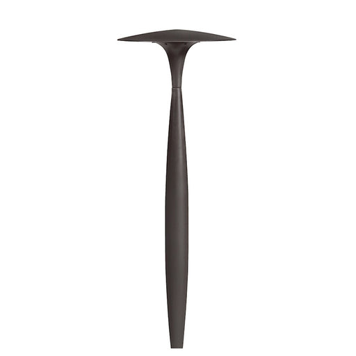 Kichler LED Broad Roof Path Light 2700K | Contemporary Textured Architectural Bronze Aluminum | Landscape & Garden Pathway | Model 15833AZT27R