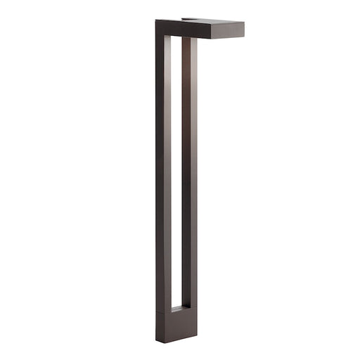 Kichler Two Arm Path Light 22in | Textured Architectural Bronze Aluminum | Garden & Walkway Accent | 6 x 3 x 22 in | Model 15844AZT