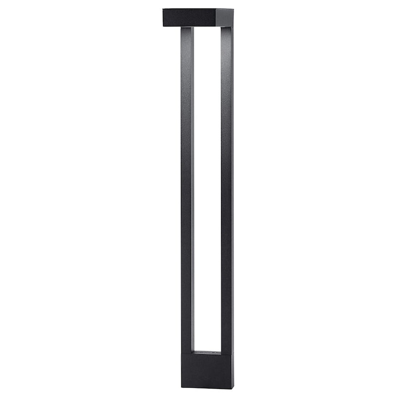 Kichler Two Arm Path Light 22in | Textured Black Aluminum Landscape Light | Garden & Walkway Path Lighting | 6 x 3 x 22 in | Model 15844BKT