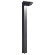 Kichler Right Angle Path Light | Textured Black Aluminum | Garden & Walkway | 5.75 x 1.5 x 22 in | Model 15846BKT