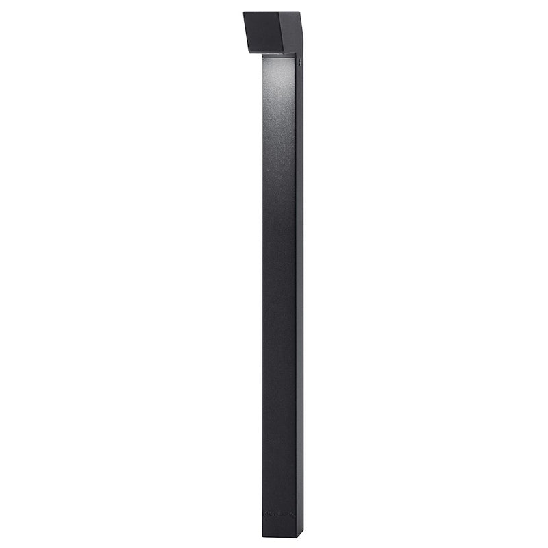 Kichler Right Angle Path Light | Textured Black Aluminum | Garden & Walkway | 5.75 x 1.5 x 22 in | Model 15846BKT