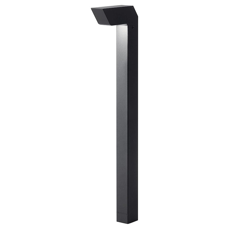 Kichler Right Angle Path Light | Textured Black Aluminum | Garden & Walkway | 5.75 x 1.5 x 22 in | Model 15846BKT