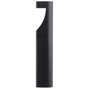 Kichler Textured Bollard Light | Outdoor Pathway in Textured Black Aluminum | Garden & Walkway | 4 x 5.5 x 27 in | Model 15848BKT
