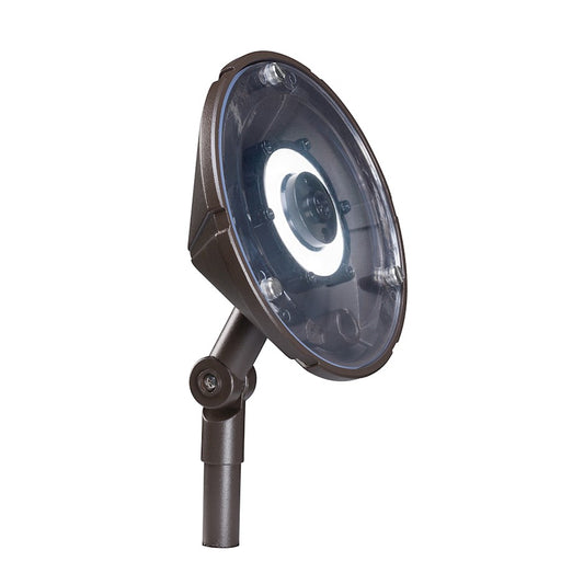 Kichler Design Pro 6in LED Wall Wash Landscape Light | 2700K Warm White, Textured Architectural Bronze | Garden & Pathway Accent | Model 15861AZT27R